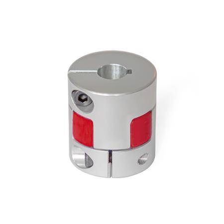 ELASTOMERKUPPLUNG MIT KLEMMNABE