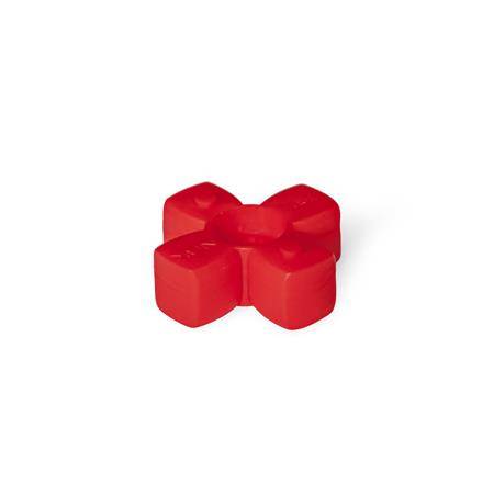 Kupplungsstern 30, RS - 98 Shore A, rot