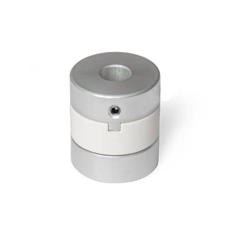 KREUZSCHIEBERKUPPLUNG MIT GEWINDESTIFT