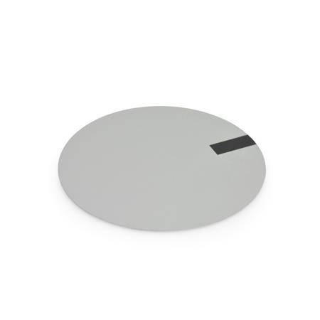 ALU-DECKSCHILD DURCHM.67,0 SELBSTKLEBEND