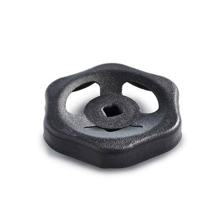 HANDRAD AUS STAHLBLECH, SCHWARZ