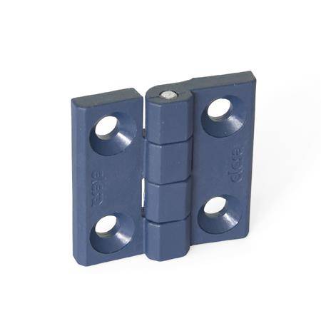SCHARNIER, METALLDETEKTIERBAR, BLAU