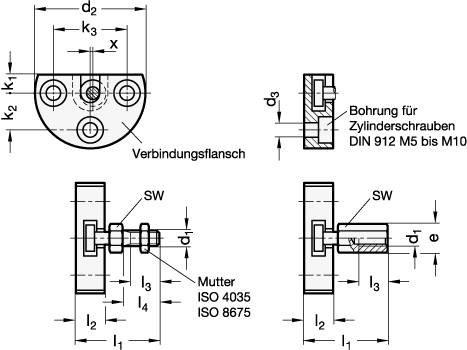 SCHNELLSTECKKUPPLUNG, AUßENGEWINDE