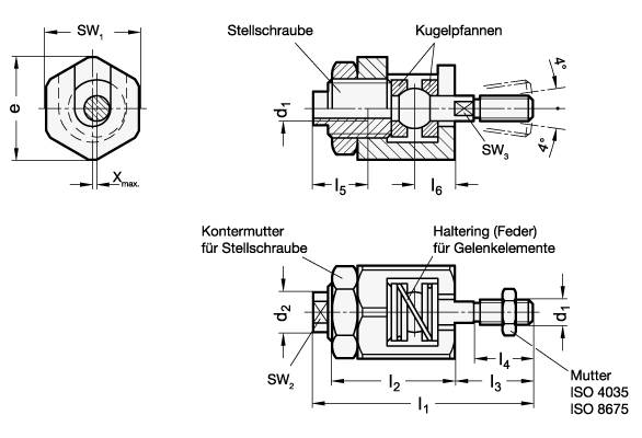 SCHNELLSTECKKUPPLUNG MIT WINKEL