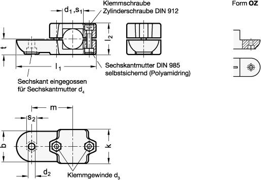LASCHEN-KLEMMVERBINDER ZWEITEILIG