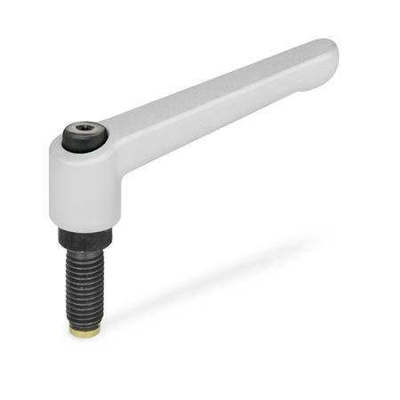VERSTELLBARER KLEMMHEBEL, SCHRAUBE MIT MS-ZAPFEN