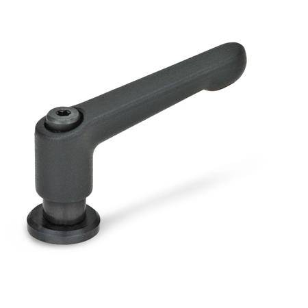 VERST. KLEMMHEBEL MIT SCHEIBE, SCHWARZ