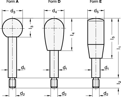 EDELSTAHL-GRIFFSTANGE