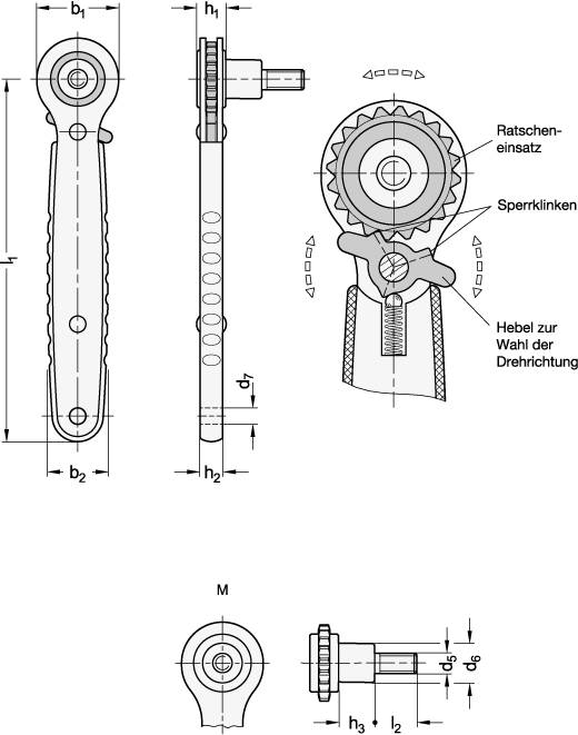 EDELSTAHL-RATSCHENSPANNER