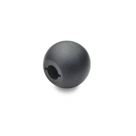 KUGELKNOPF ZUM AUFSCHLAGEN, THERMOPLAST