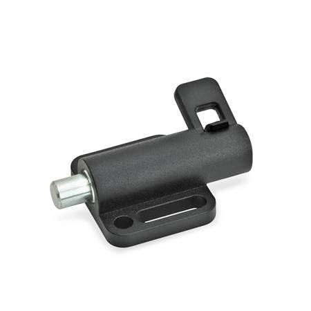 FEDERRIEGEL MIT ANSCHRAUBFLANSCH