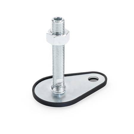 STELLFUß MIT BEFESTIGUNGSLASCHE