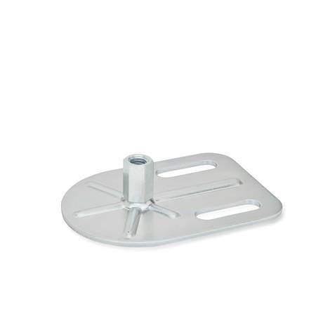 STELLFUß MIT BEFESTIGUNGSLASCHE