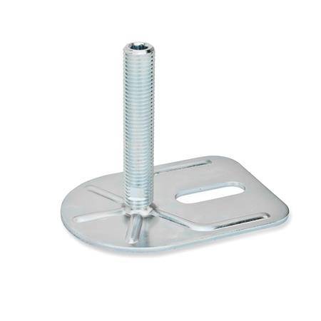 STELLFUß MIT BEFESTIGUNGSLASCHE