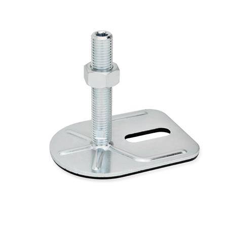 STELLFUß MIT BEFESTIGUNGSLASCHE