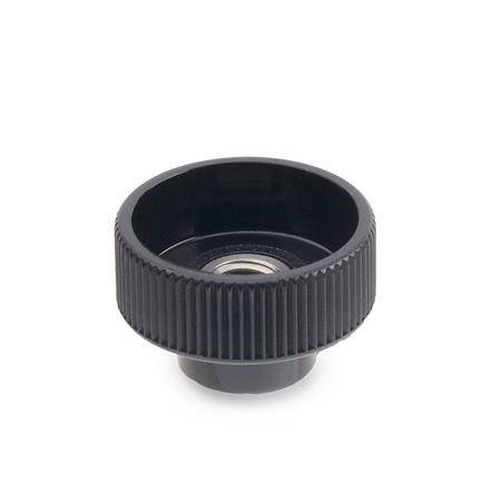 RÄNDELHOHLMUTTER MIT EDELSTAHL-BUCHSE