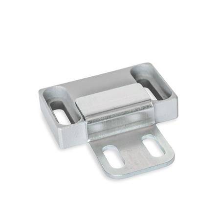 MAGNETVERSCHLUSS MIT ANSCHLAGBLECH