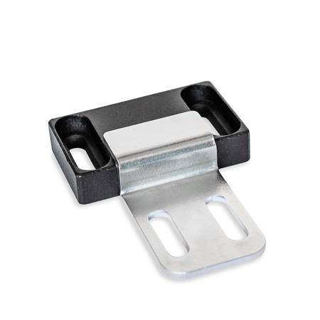 MAGNETVERSCHLUSS MIT ANSCHLAGBLECH