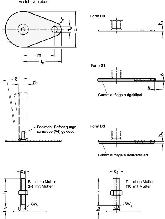 LASCHENSTELLFUß, A4