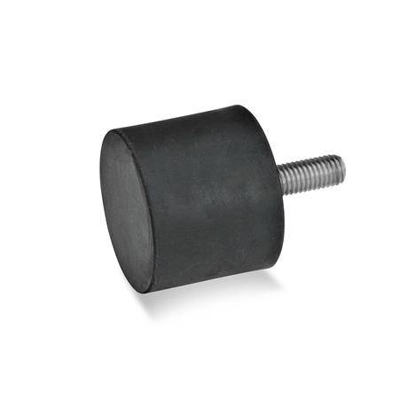 EDELSTAHL-ANSCHLAGPUFFER MIT SCHRAUBE