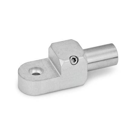 T-LASCHEN-KLEMMHALTER MIT BOLZEN, MATT GLEITGESCHL