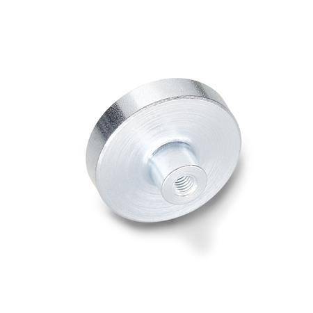 HALTEMAGNET, SCHEIBENFORM MIT GEWINDEBUCHSE