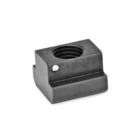 MUTTER FÜR T-NUTE, MIT RUTSCHSICHERUNG, GÜTE 10