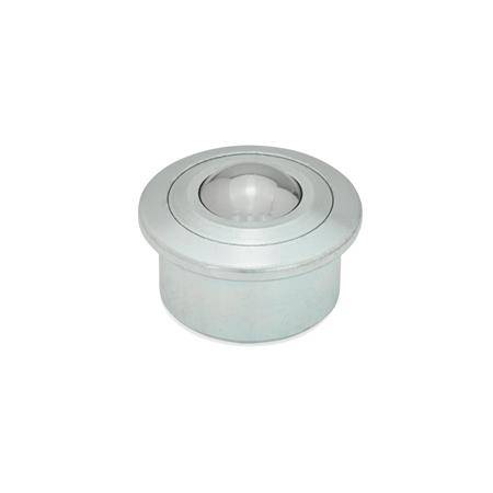 KUGELROLLE (STAHL-KUGEL / STAHL-GEHÄUSE)