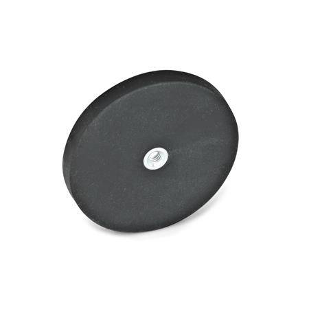 HALTEMAGNET, SCHEIBENFORM MIT INNENGEWINDE
