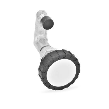 DREH-SPANNRIEGEL MIT RÄNDELGRIFF, VERSTELLBAR