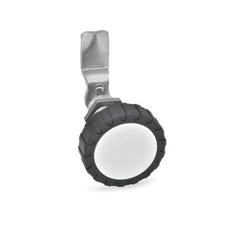 EDELSTAHL-DREH-SPANNRIEGEL MIT RÄNDELGRIFF