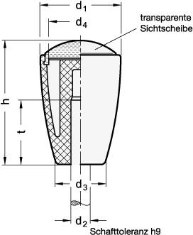 KONUSKNOPF FÜR SCHALTSYMBOL