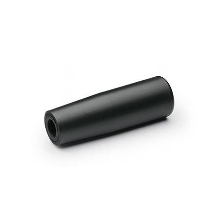 THERMOPLAST-ZYLINDERKNOPF, SCHWARZ