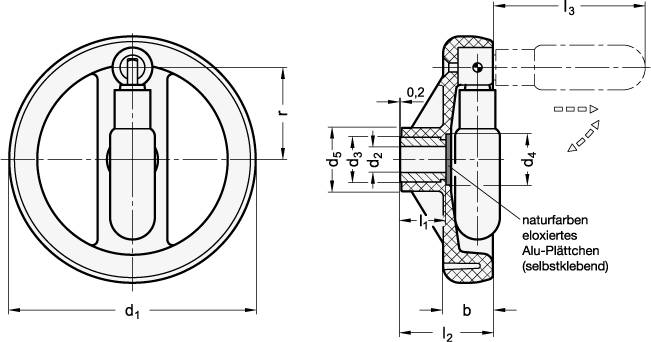 HANDRAD MIT UMLEGGRIFF