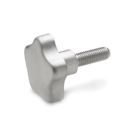 Sterngriffschraube Ø 40, M8 x 30, Edelstahl