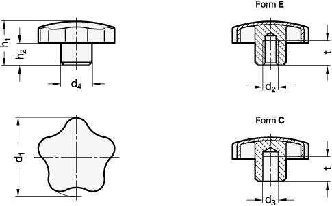 EDELSTAHL-STERNGRIFF