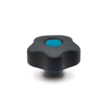 SOFTLINE-STERNGRIFF, ABDECKSTOPFEN BLAU