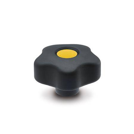 SOFTLINE-STERNGRIFF, ABDECKSTOPFEN GELB
