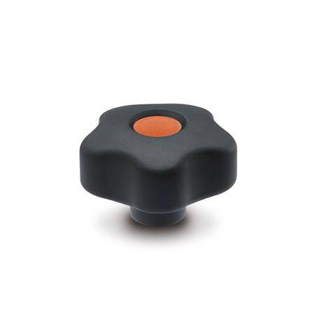 SOFTLINE-STERNGRIFF, ABDECKSTOPFEN ORANGE