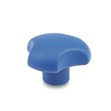 DREISTERNGRIFF, VISUELL DETEKTIERBAR, BLAU