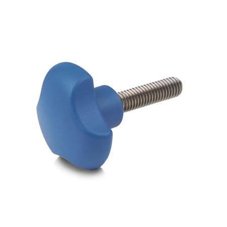 DREISTERNGRIFFSCHRAUBE, VISUELL DETEKTIERBAR, BLAU