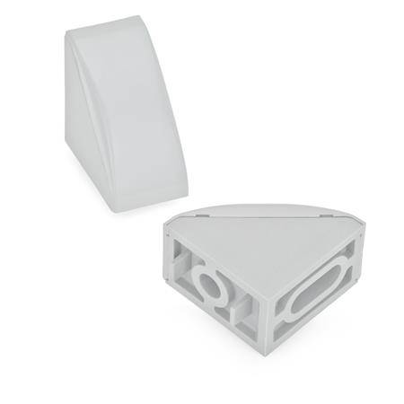 BEFESTIGUNGSWINKEL MIT ABDECKKAPPE