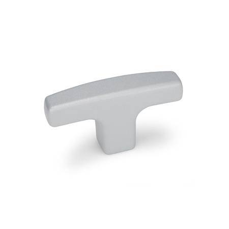 ALUMINIUM T-GRIFF, SILBER