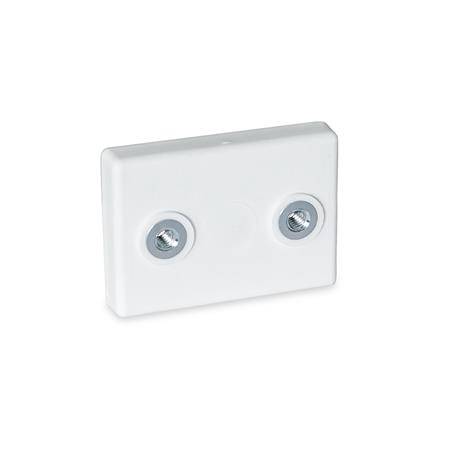 HALTEMAGNET, RECHTECKFORM MIT INNENGEWINDE