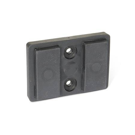 HALTEMAGNET, RECHTECKFORM MIT BOHRUNG