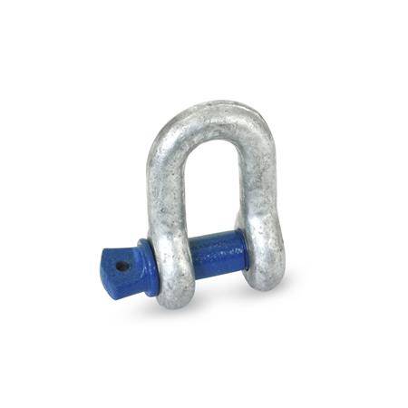 SCHÄKEL, GERADE, MIT SCHRAUBBOLZEN