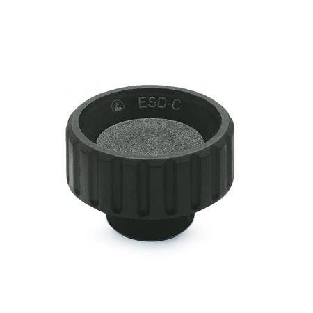 RÄNDELMUTTER, ANTISTATISCH (ESD)