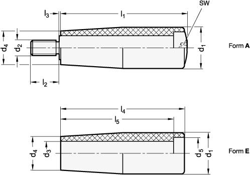 DREHBARER ZYLINDERGRIFF