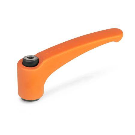 VERSTELLB.KLEMMHEBEL, ORANGE