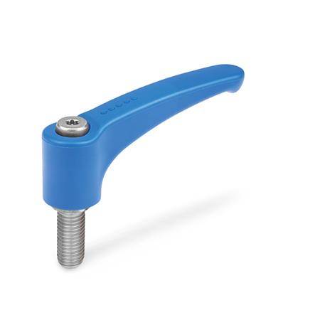 KLEMMHEBEL, VISUELL DETEKTIERBAR, BLAU